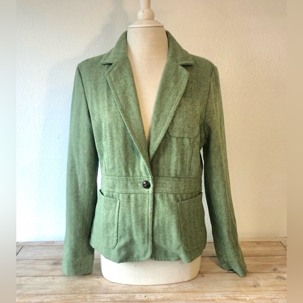 Tweed lined blazer